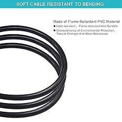 90 Degree Computer Power Cord Right Angle - 1FT