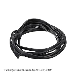 uxcell U Channel Edge Trim, 11.5ft Length Rubber