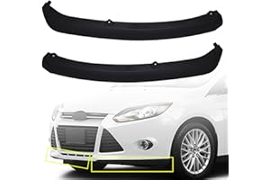 GXYWADY 1 Pair Left & Right Side Front Lower Bumper Valence Trim Replacement for Focus 2012-2014 Front Bumper Spoiler Lip Air Chin Splitter FO1095244C
