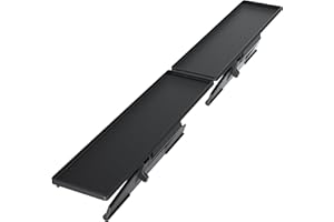 EURPMASK CHOOSE THE COLOR OF EUROPE 2 Pieces TV Top Shelf - EURPMASK Adjustable Computer Monitor Top Shelf,Stable TV Top Storage Bracket,Clamp-on Computer Screen Shelf for Soundbar,Figure Display,Cable Box,Home Office Decor, 13.4 x 3.3