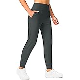 Soothfeel Women's Fleece Lined Joggers Pants High Waisted Water Resistant Thermal Sweatpants Winter Hiking Pants with Pockets