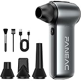 FANEAC X115 Compressed Air Duster - 130000RPM Ultra Power Electric Air Duster, 3-Gear Speed Mini Dust Blower for Computer, Keyboard, Electronics Indoor and Outdoor