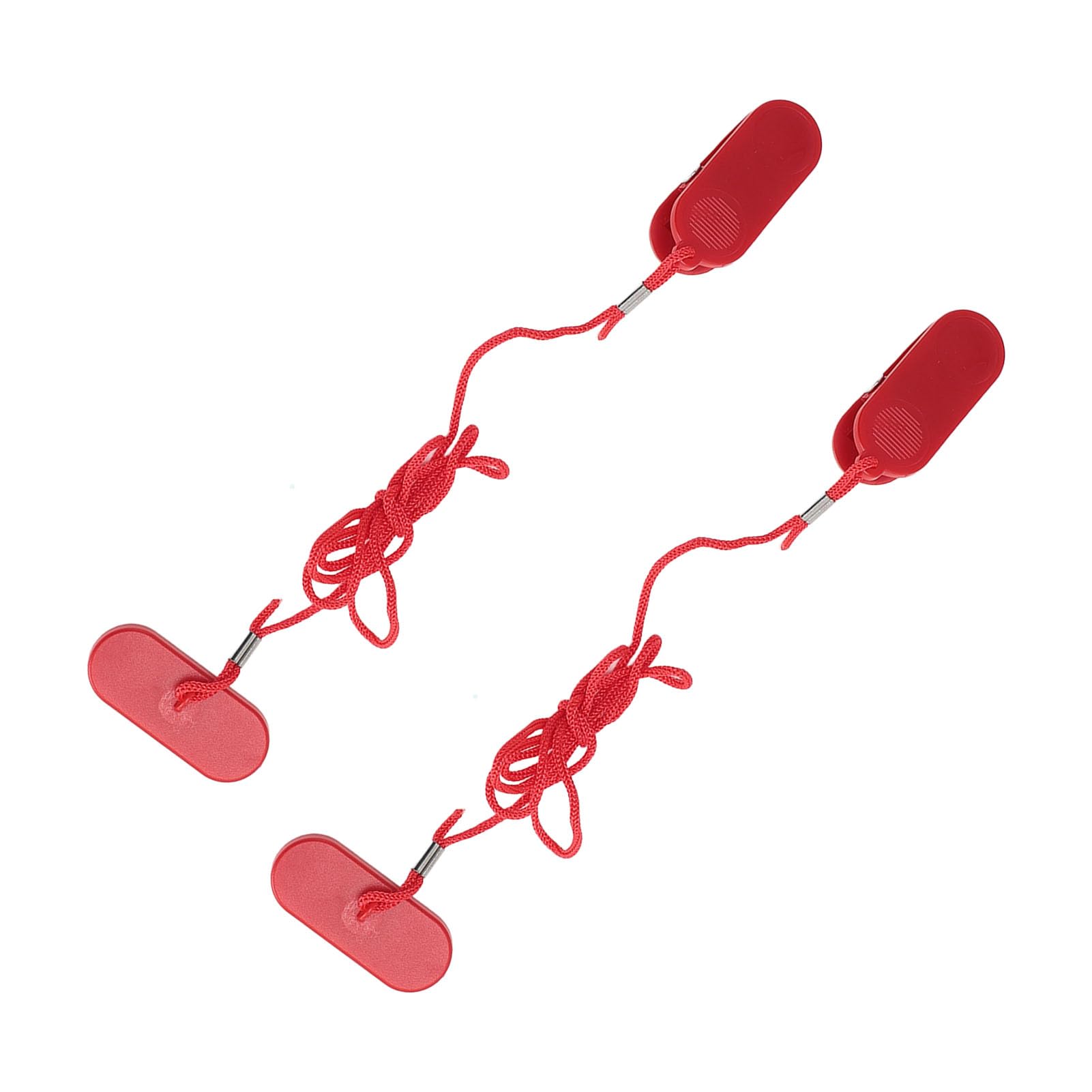 banapoy 2PCS Treadmill Safety Key, Universal Magnetic Treadmill Key Replacement with Clip, Treadmill Emergency Stop Key Security Lock for Most Running Machines, Treadmill Accessories