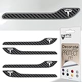 IPG for Tesla Model 3 / Model Y Door Handle Decal Sticker Wrap Kit (Set of 4) with Tesla Logo