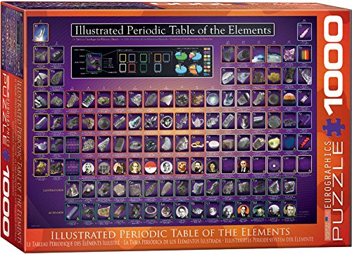 EuroGraphics Periodic Table (Illustrated) 1000 Piece Puzzle