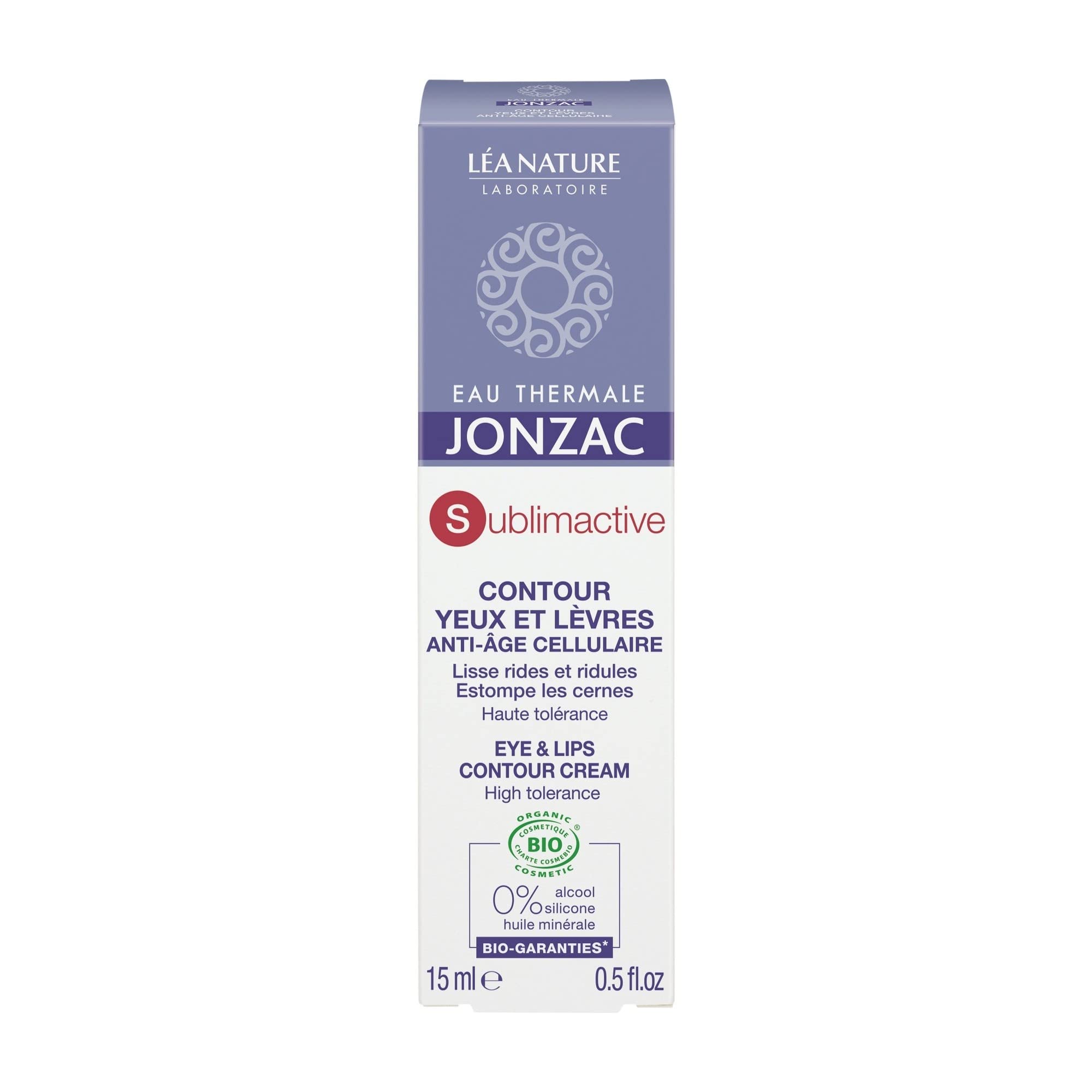 Eau Thermale Jonzac Contour Care Eyes and Lips Youth Immediate Tube 15 ml - organic cosmetics