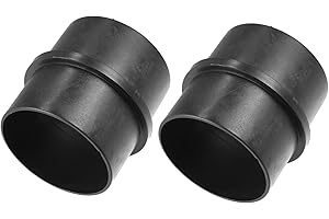 Partuto Car Air Ducting Connector Straight Air Heater Duct Joiner Connector Pipe 2.95'' 75mm OD Black (Set of 2) Replacement
