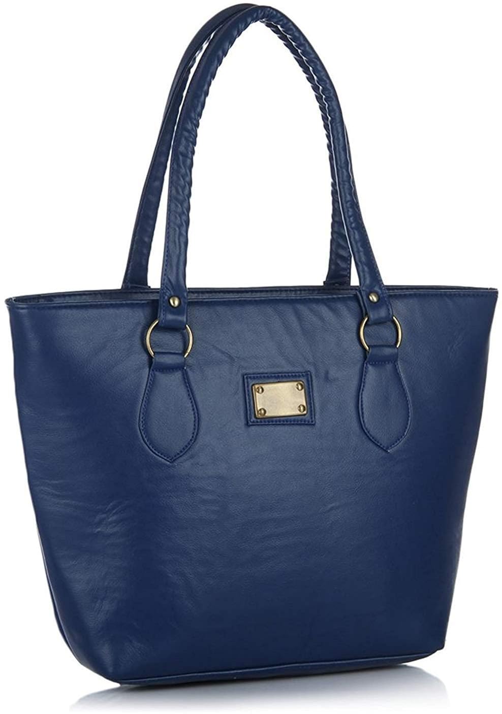 pynk fashion women's leather handbag - blue (ab-80)