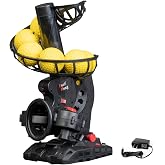 Furlihong 3801BH Upgraded Electronic Baseball Pitching Machine for Beginner | Adjustable Angles &amp; Speed, AC Adapter or Battery Powered, Comes with 8 Dimpled Balls, for Batting and Fielding Practice