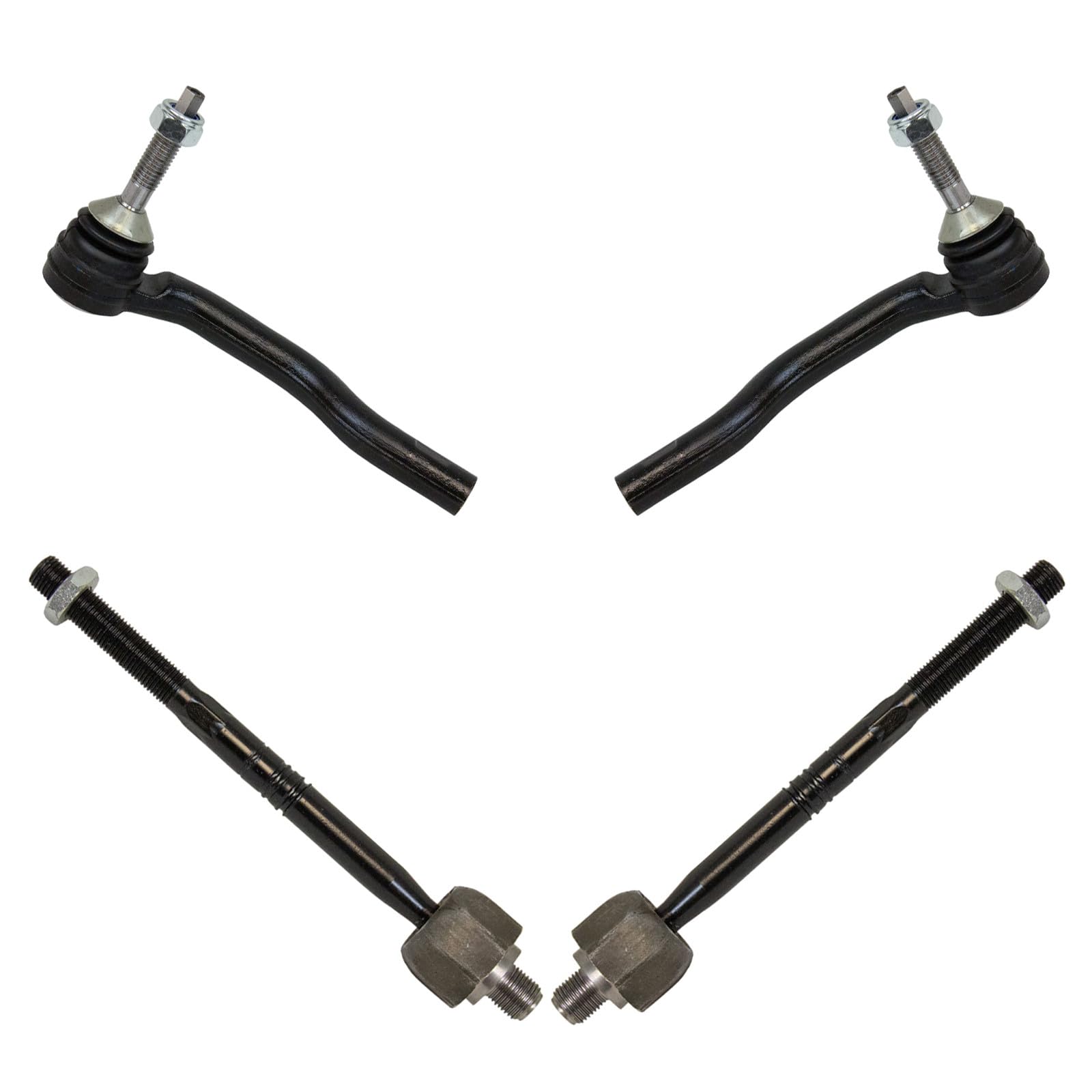 Photo 1 of * , comes with one*
TRQ Inner and Outer Tie Rod Set 4 Piece Compatible with 13-20 Ford Fusion 15-23 Ford Edge 13-20 Lincoln MKZ 19-23 Lincoln Nautilus