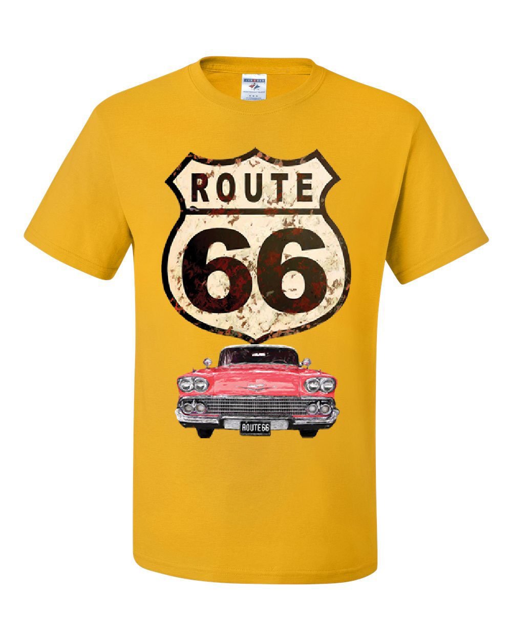 Route 66 Retro Car T Shirt The Mother Road American Classic T