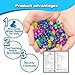 VIIVRIA Water Beads, 20 OZ (60,000 Beads) Kids Water Beads, Flash Water Beads for Bath Refill, Kids Tactile Toys, Sensory Toys, Vase Filler, Transparent Jelly Pearls 8 Pack Clear Water Beads