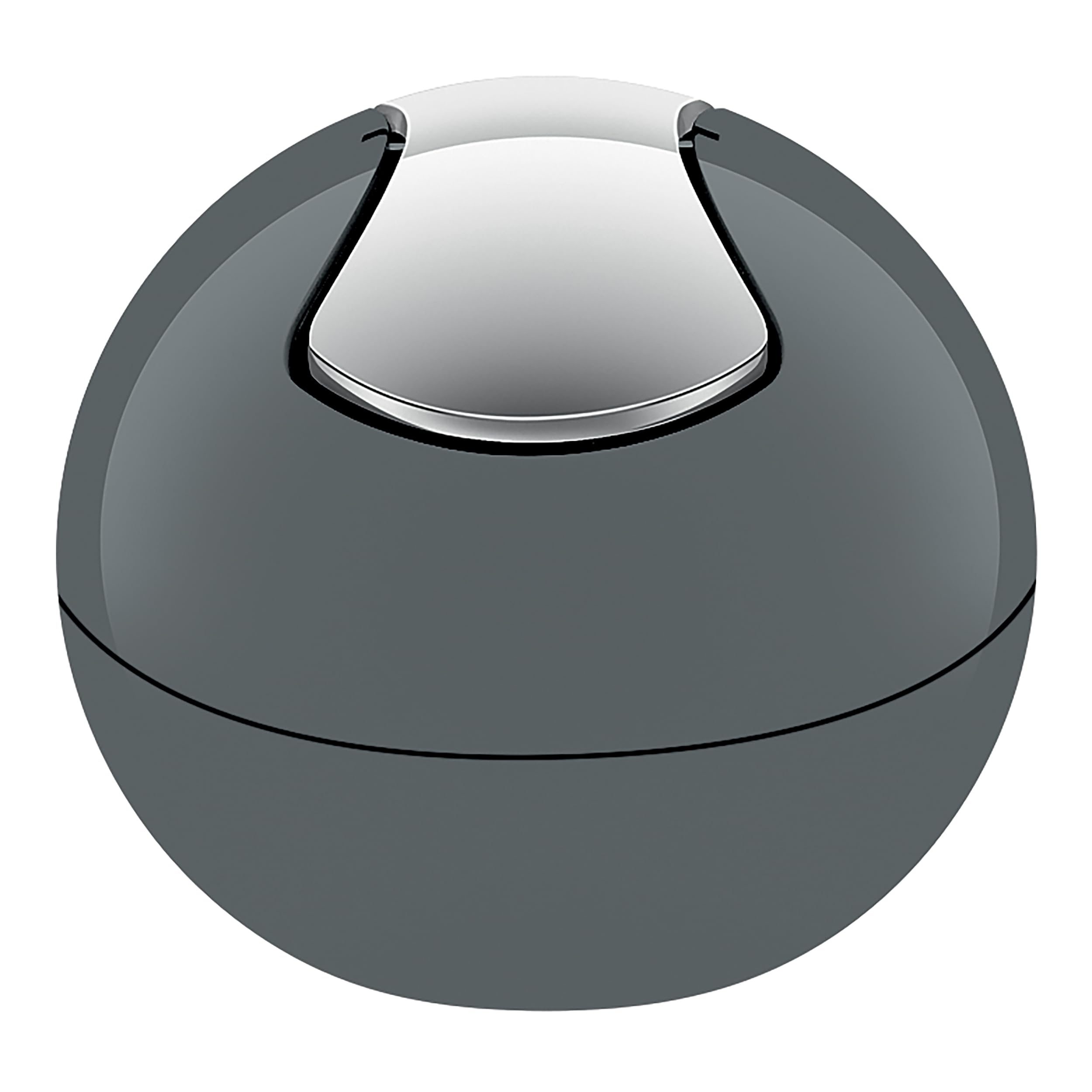 Spirella Bowl Collection Waste Paper Basket Diameter 16 x 14 cm 1 Litre Polystyrene Grey