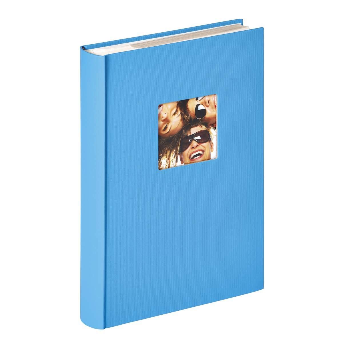 walther Design Photo Album Ocean Blue 300 Photos 10 x 15 cm Memo Album with Punched Cover, Fun ME-111-U