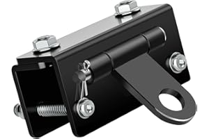 Adjustable Trailer Hitch Set for Multiple Snowmobile Models - Best Family Sled Trailer Tow Hook Snowmobile Bumper Hitch