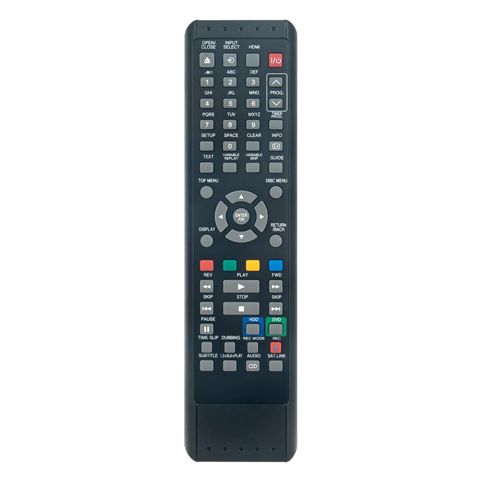 ALLIMITY Replace Remote Control fit for Toshiba HDD DVD Recorder SE-R0309 RD88DTKB SER0309