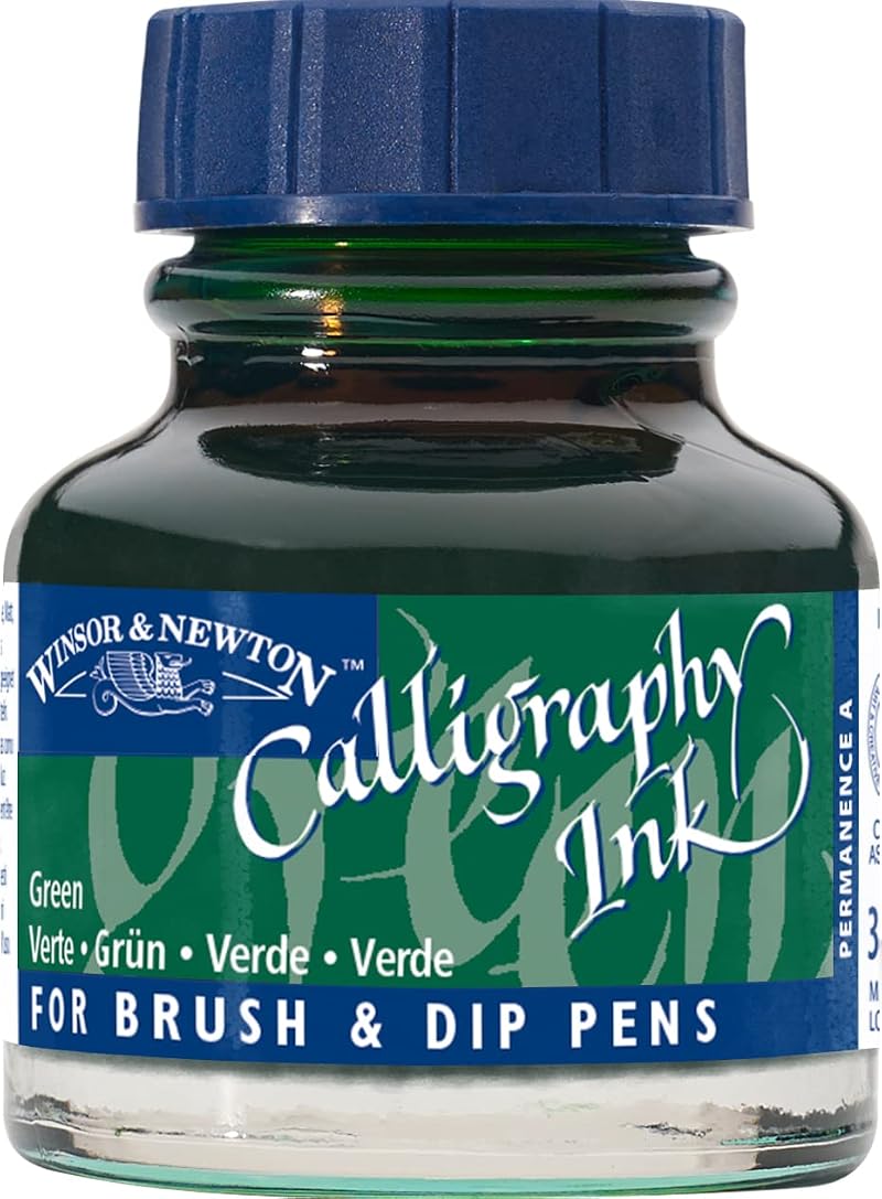 Winsor & Newton Calligraphy Ink Bottle 30 ml Green