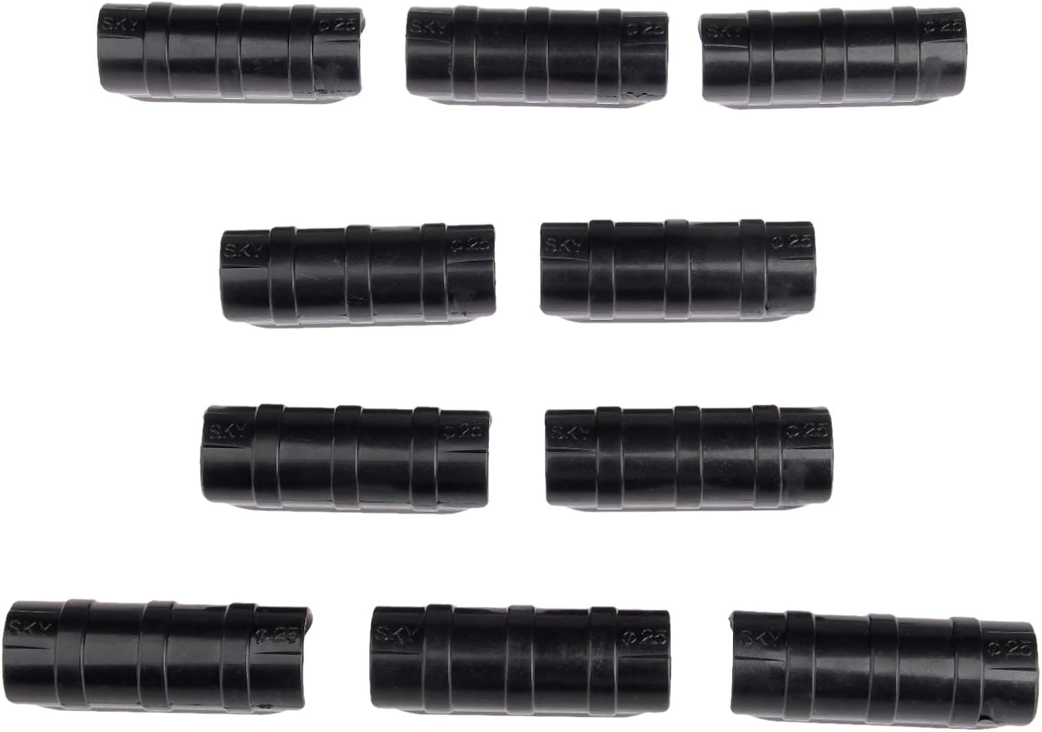 Mtsooning 10pcs Greenhouse Clips, 25mm Garden Netting Clips ABS Plastic Snap Clamps for Film Shade Net & Tunnel Hoops - Image 3