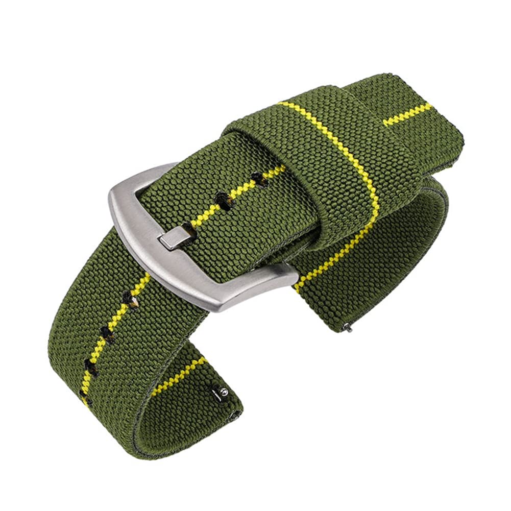 Tyogeephy Sport Strap Compatible with Garmin Venu 2S / Vivoactive 4S / Vivomove 3S Replacement Wristbands Breathable Nylon Woven Adjustable Watch Bands for Women&Men