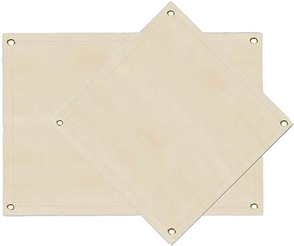 Amazon Viffly 焚き火シート 焚き火台シート スパッタシート 耐熱 防炎 地面 芝生保護 ガラス繊維 キャンプ バーベキュー 用 ナノガラス繊維 薪ストーブ Viffly メンテナンスパーツ