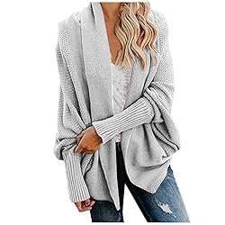 Cardigan For Women Short Sleeve Plus Size Chunky