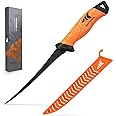 KastKing Fillet Knife and Bait Knife, Razor Sharp G4116 German Stainless-Steel Blade 5" - 12", Professional Level Knives for Filleting and Boning, Non-Slip Handles, Includes Protective Sheath