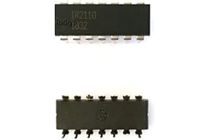 Todiys New 10Pcs for IR2110 IR2110P IR2110PBF DIP-14 High and Low Side Dual Driver IC Chip IR2110PB
