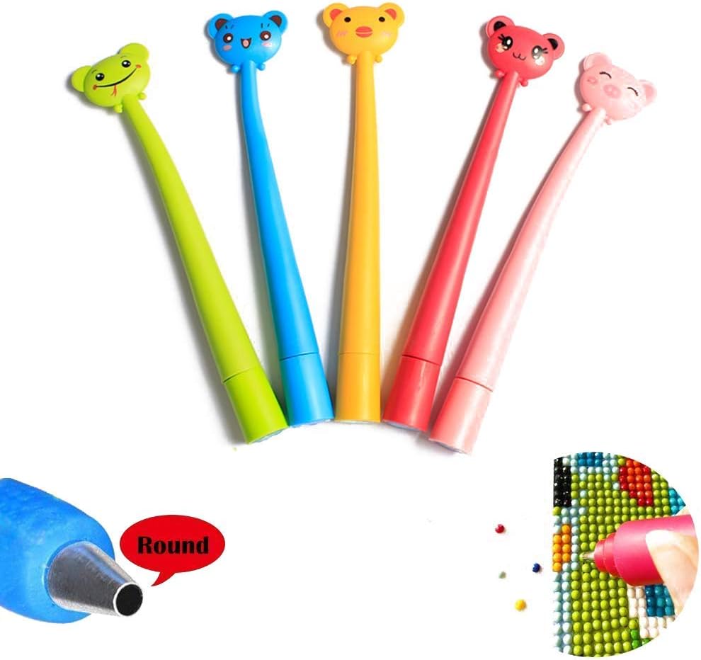 1 pc Diamond Painting Tool Point Drill Pen for Round Drill (Random Color)