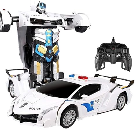 macchina della polizia telecomandata