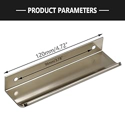 LC LICTOP 4 Pcs Arc Modern Finger Edge Pulls