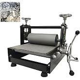 JARYANNIX Portable Manual Slab Roller Machine Tabletop Printmaking Machine | Heavy Duty Printing Press Etching Tool, Adjustable Height, for Printmaking, 19.7&times;12.6in