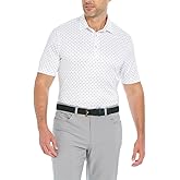 Greg Norman Men’s ML75 UPF 50+ Moisture Wicking Polo (White, 3X-Large)