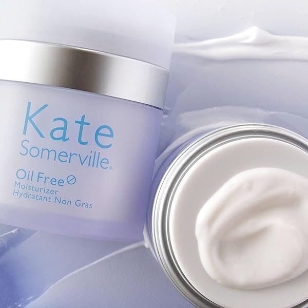 KATE SOMERVILLE OIL FREE MOISTURIZER – CLINICALLY FORMULATED FOR OILY SKIN – LIGHTWEIGHT, HYDRATING DAILY OIL CONTROL FACE CREAM, 1.7 FL OZ