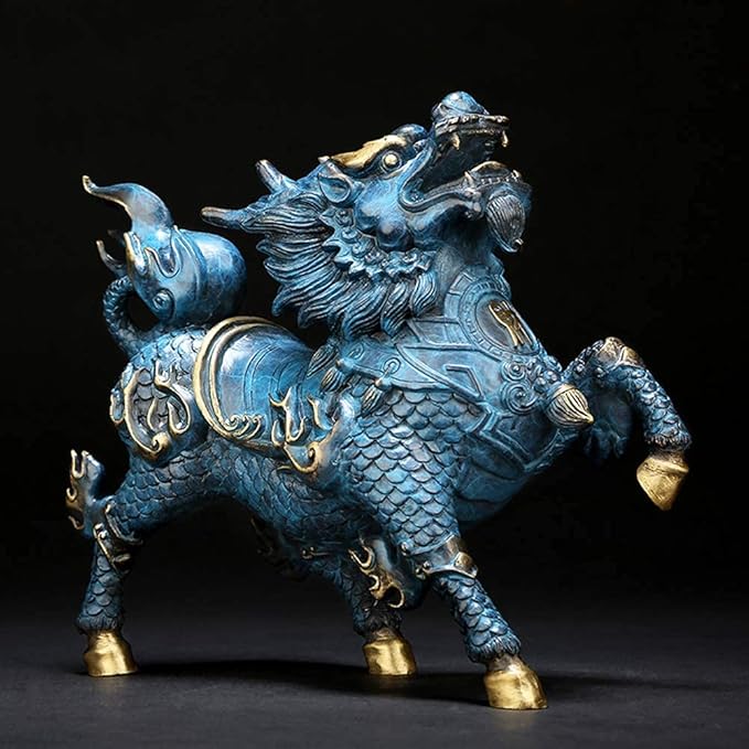 Feng Shui Chinese Zodiac PI XIU/PI YAO Brass Decoration Collectible