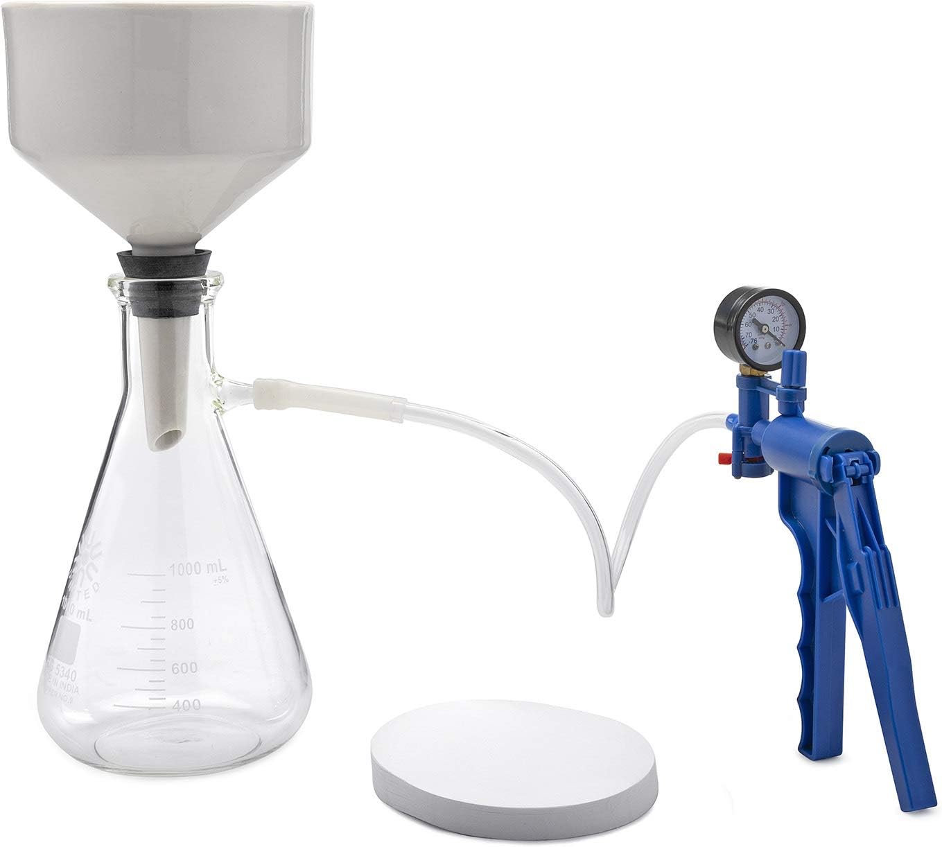 Amazon Com 420 Focus Buchner Funnel Vacuum Filtering Kit 1000ml Flask 125mm Funnel Kitchen Dining
