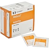 Kendall Webcol Sterile Alcohol Preps, Medium, 2 ply, 4000/cs