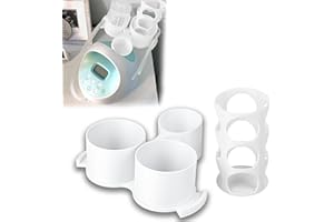 IGNALU for Spectra Bottle Holder,Compatible with Spectra S1,S2 Accessories(Suitable for Older Models of The Previous Generation) - Bottle & Hose Mount for Breast Pump,Fits All S1 S2,Simplify Pumping(White)