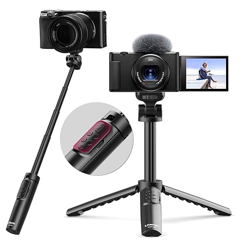 ULANZI RMT-01 Wireless Shooting Grip Tripod for Sony, Canon, Nikon  Other Vlog Cameras or Smartphones, Selfie Video Recording Vlogging  Accessories