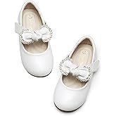 DREAM PAIRS Toddler Flower Girl Dress Shoes Little Girls Mary Janes Ballet Flats Ballerina Shoes Wedding Party