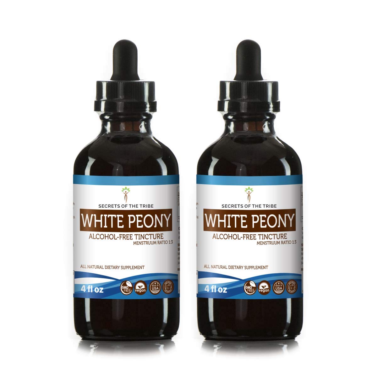 White Peony AlcoholFree Liquid Extract, Organic White Peony (Paeonia Lactiflora