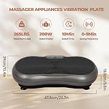 Panana Vibration Plate Exercise Machine 10 Programs 99 Levels 120kg view 7