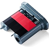 NIIMBOT Compatible Labeling Ribbon, Replacement Refill Tapes, Only for M2 Thermal Transfer Label Printer, Clear Printing Long Storage Time, 24 Meters, Color Red/Black