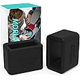Morlike Silicone Belt Buckle Holder (Black, 2 Pack)