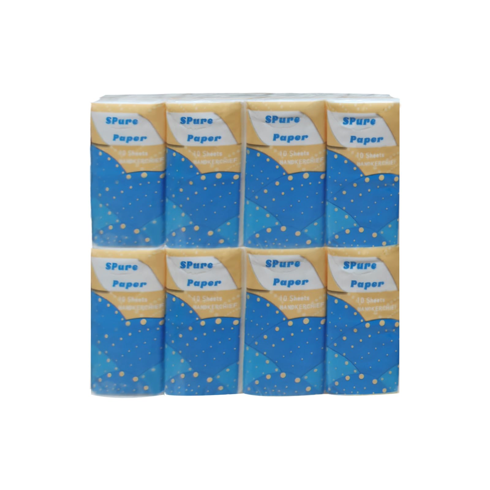 Photo 1 of 24-Pack Travel Size Pocket Tissues (240 Sheets Total) - Premium 4-Ply Soft Facial Tissues for Purse, Car & On-The-Go - Individually Wrapped Tissue Packs