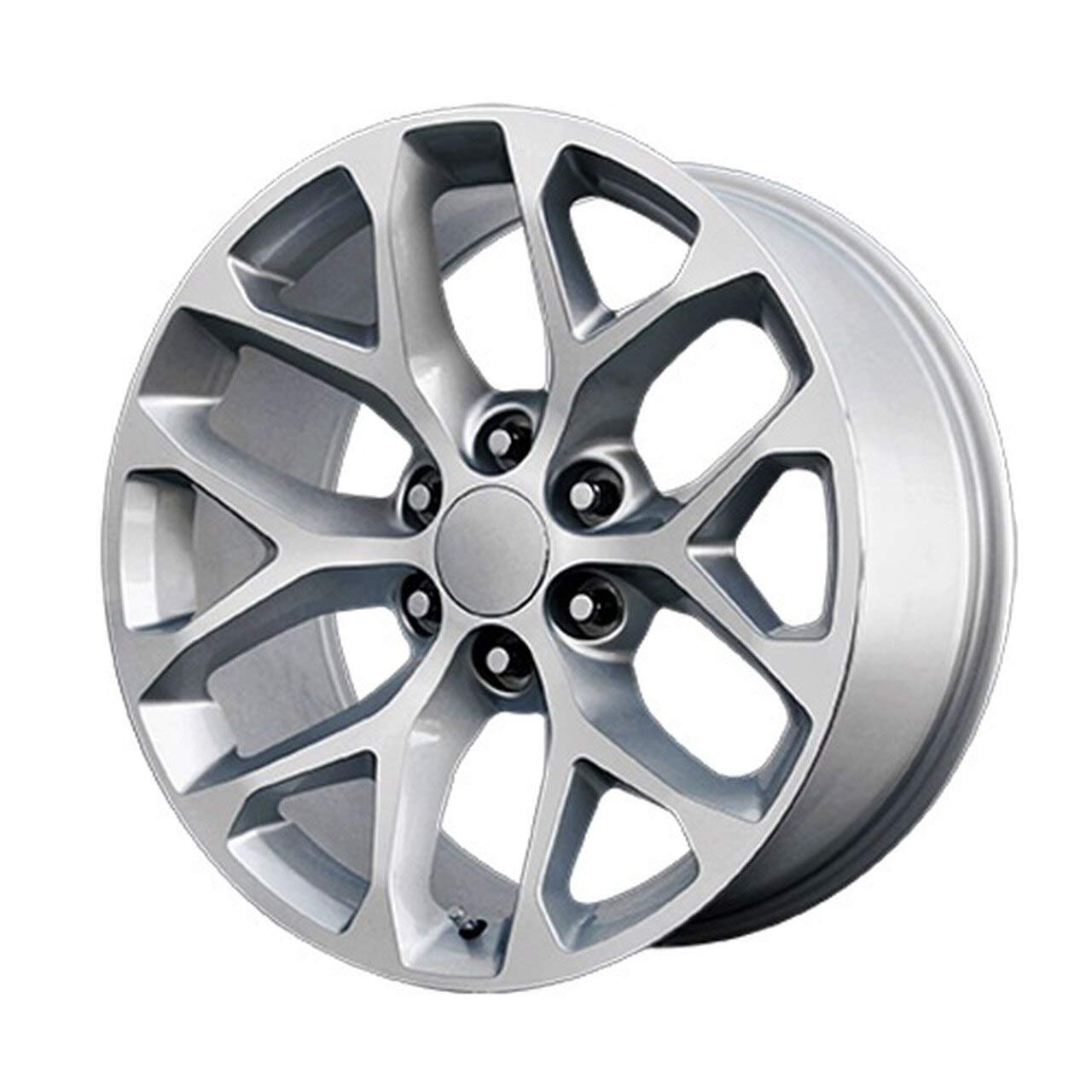 24" INCH Silver Machine GMC Sierra Wheels FIT Chevy GMC Nissan LEXANI Dub ASANTI MHT ONLY 1 Wheel