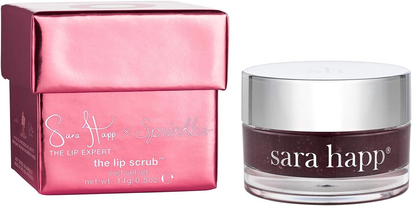 Sara Happ Lip Scrub - Sprinkles Red Velvet 0.5oz (14g)