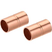 MECCANIXITY Straight Copper Coupling Fittings, 2 Inch ID Welding Joint For HVAC Air Conditioner
