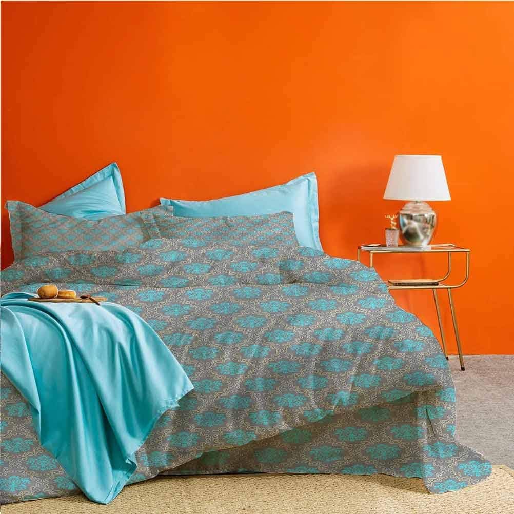 prunushome Damask 3 Piece Duvet Cover Italian Artful Custom