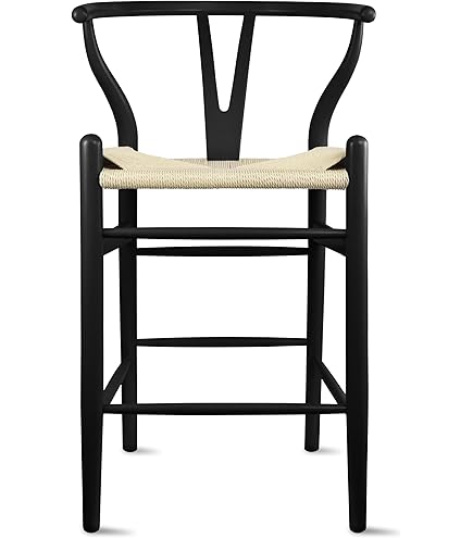 Amazon.com: 2xhome Counter Height Barstool with Woven Paper Cord
