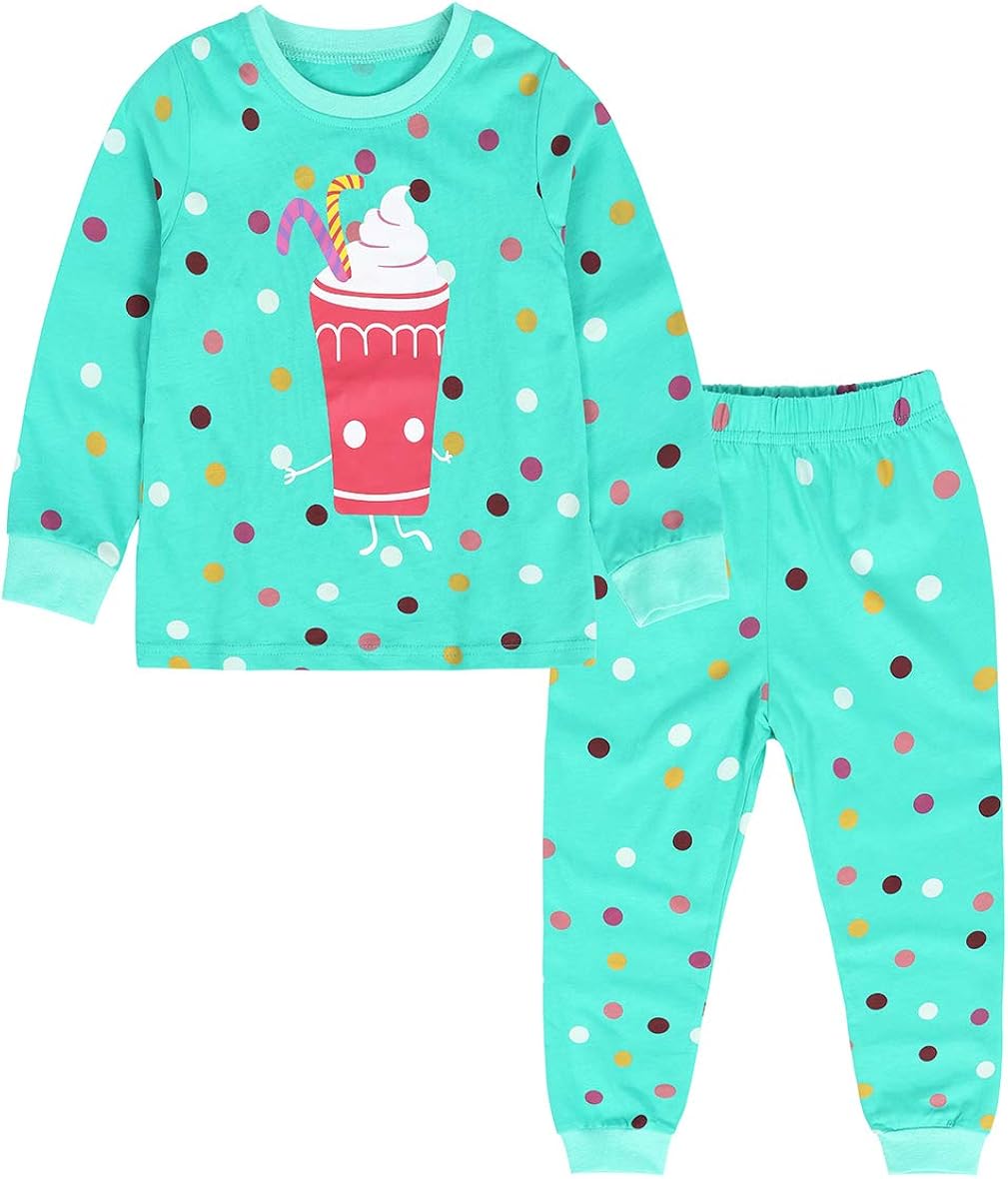 Baby Schlafanzug Pyjama Set Langarm - Kinder Nachtwäsche Jungen Mädchen